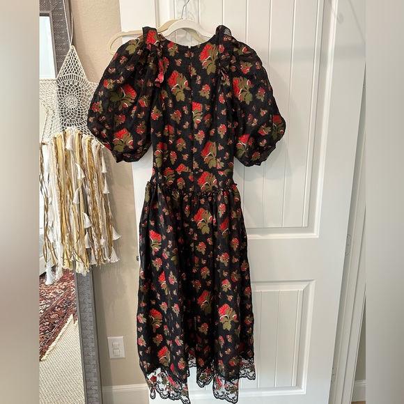 Simone Rocha x H&M Silk Blend Floral Dress - Picture 4 of 8